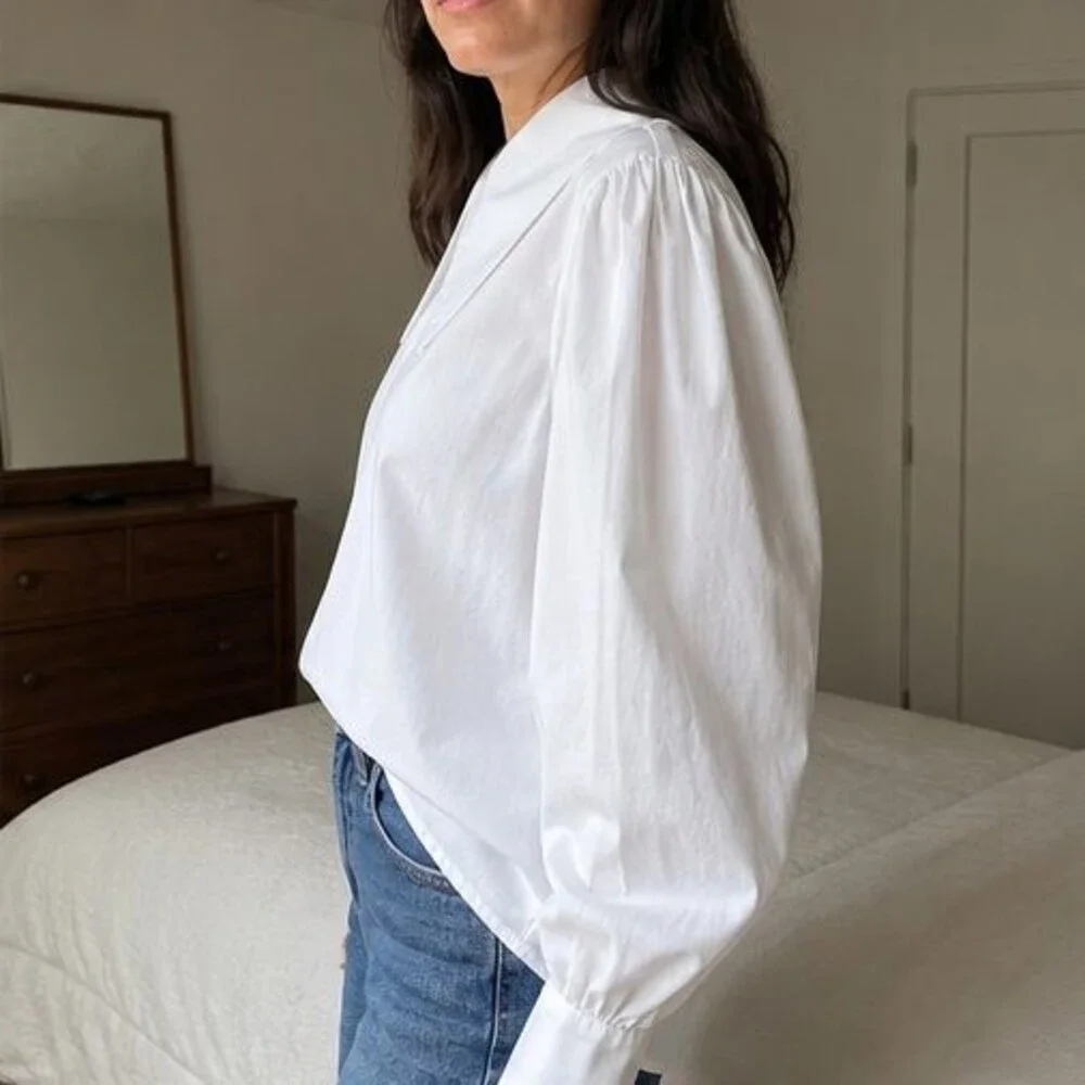 Cream Tunic Blouse